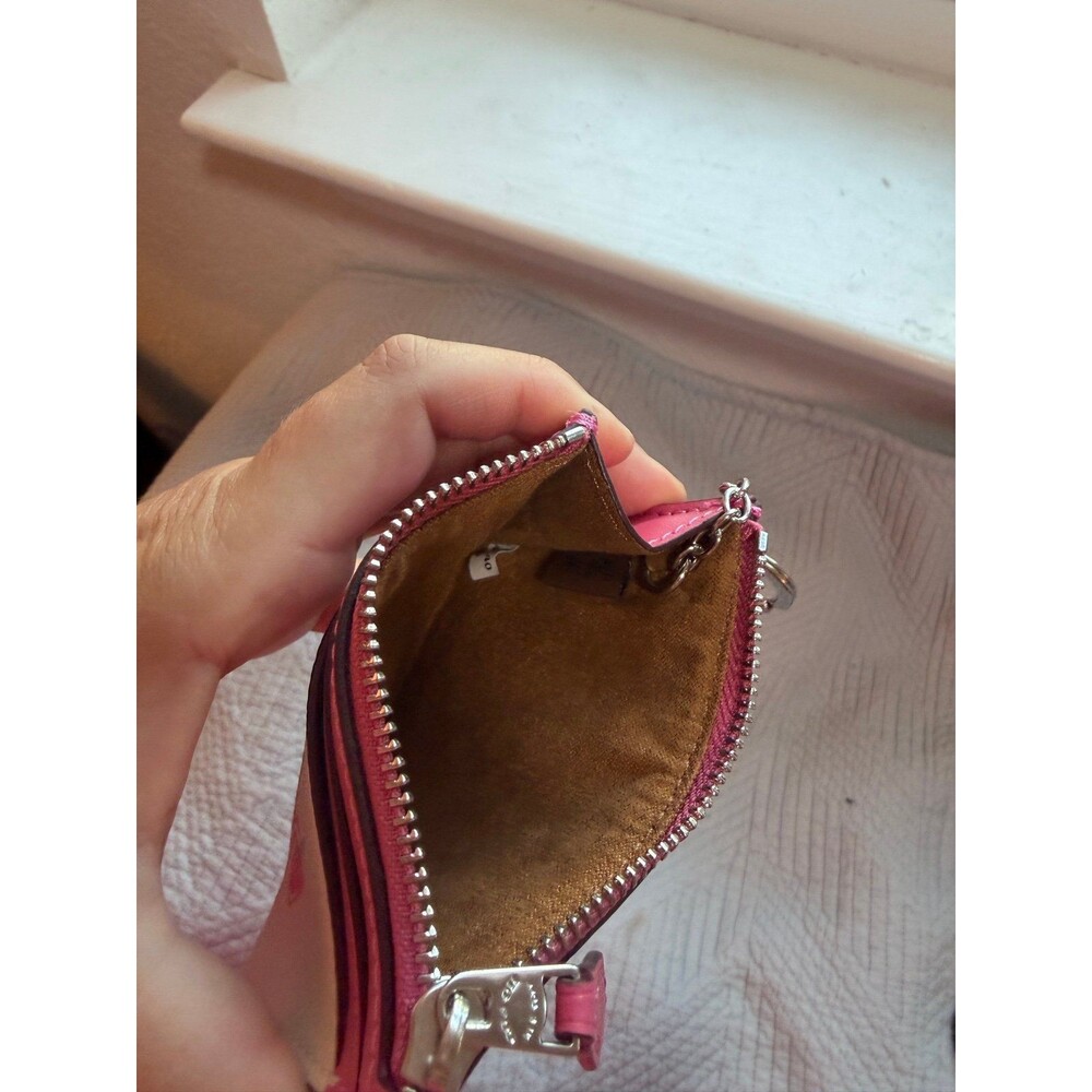 Coach C4550 Mini Skinny ID Case Keychain Wallet in Popsicle Print - Picture 8 of 12